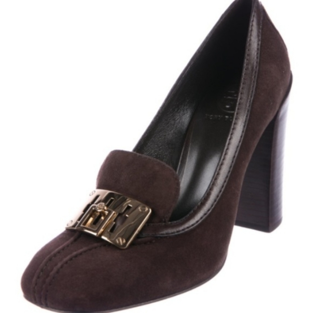 Tory Burch Suede Howie Pump